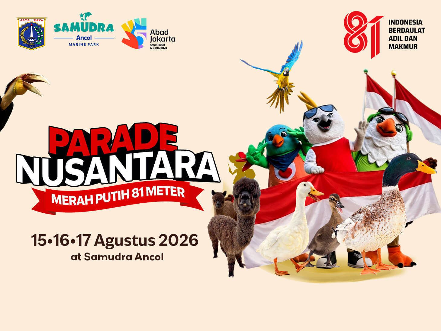 Parade 81 Meter Hanya di Samudra Ancol!